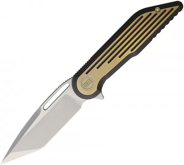 We Knife Co Ltd Model 616 SW-Satin Black-Gold WE616L
