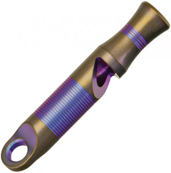 We Knife Co Ltd Titanium Whistle Blue WEA05B