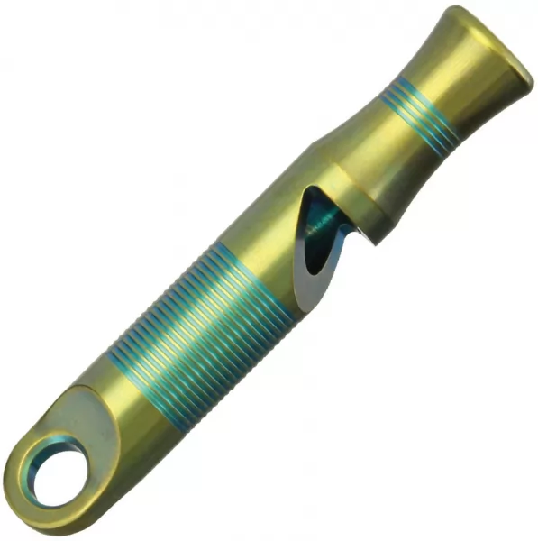 We Knife Co Ltd Titanium Whistle Green WEA05C