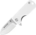 Wesn Goods Microblade Framelock WHT/Ti - WESN0153