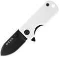 Wesn Goods Microblade Framelock WHT/BLK - WESN0162