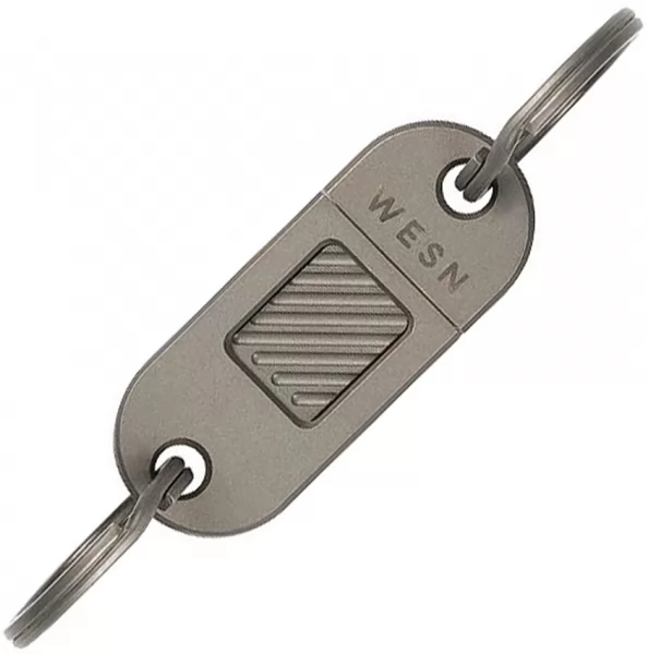 Wesn Goods QR Keychain Gunmetal WESN03