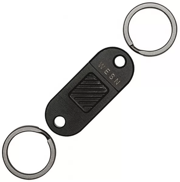 Wesn Goods QR Keychain Matte Black WESN031