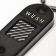 Wesn Goods QR Keychain Matte Black WESN031