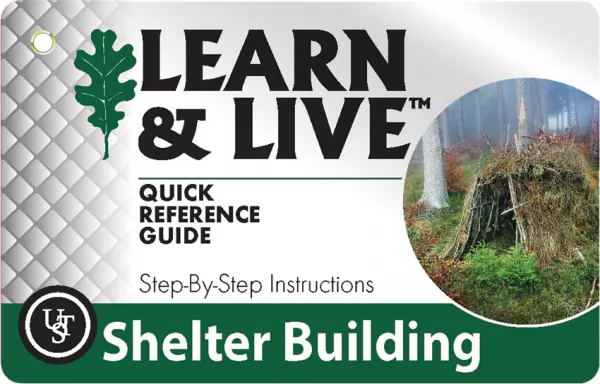 UST Learn And Live Cards Shelter survival products WG01863