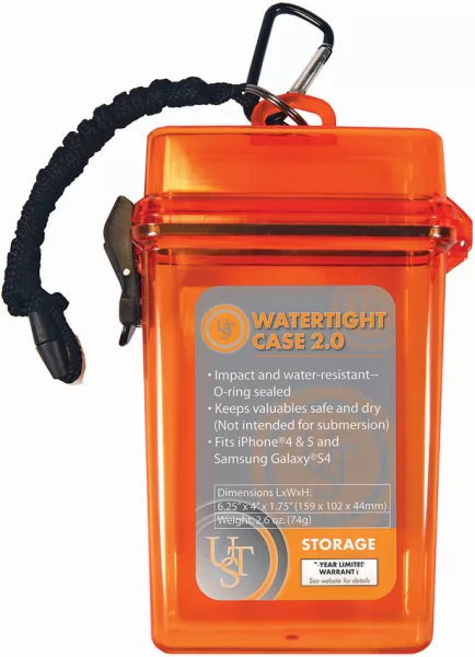 UST Watertight Case Orange survival products WG01892