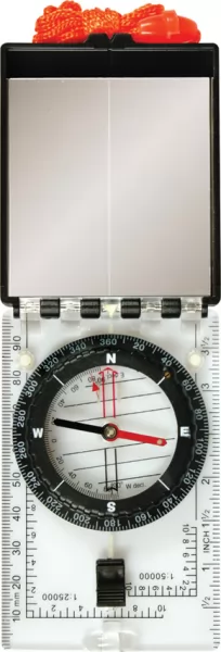 UST Folding Map Compass Black survival products WG02149