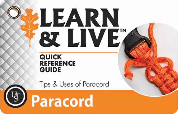 UST Learn & Live Cards Paracord survival products WG02466
