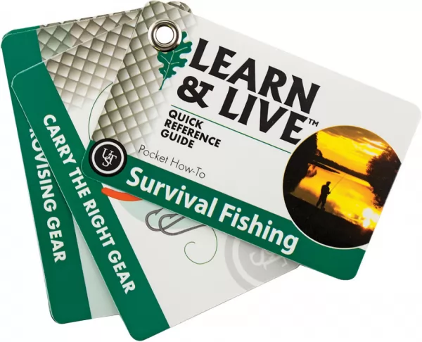 UST Learn & Live Cards Fishing survival products WG02749