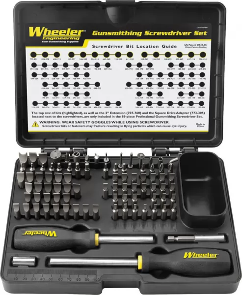 Wheeler Gunsmithing Screwdriver Set WHE562194