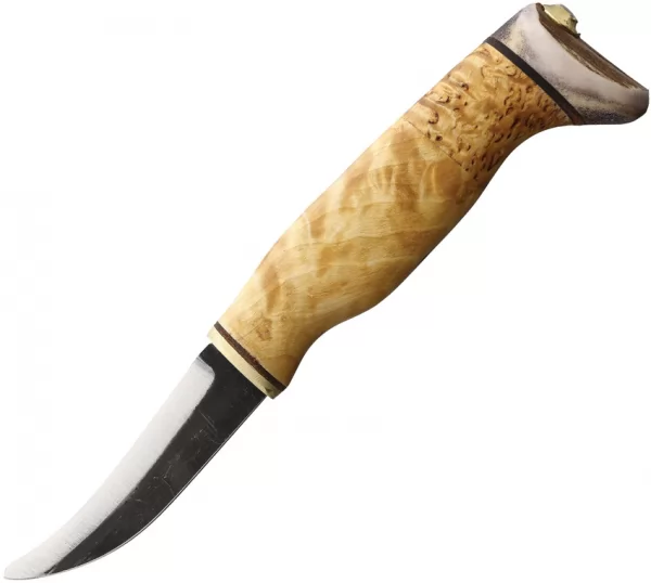 Wood Jewel Fixed Blade Curly Birch WJ23AVS