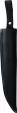 Wood Jewel Bearleuku Fixed Blade Black WJ23KLMU