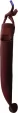 Wood Jewel Fixed Blade Set Curly WJ23KVS