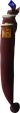 Wood Jewel Fixed Blade Set Curly WJ23KVS