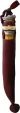 Wood Jewel Fixed Blade Set Curly WJ23K