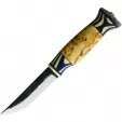 Wood Jewel Lion Fixed Blade WJ23LION9