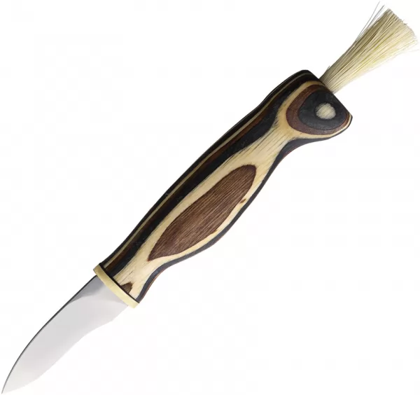 Wood Jewel Mushroom Knife Zebra WJ92Z