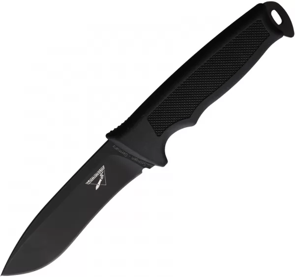 Waffentechnik Buddy I Fixed Blade Black WKB1MILBL