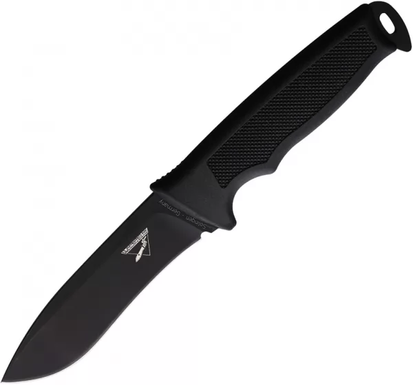 Waffentechnik Buddy I Fixed Blade Black WKB1MILSB