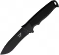 Waffentechnik Buddy I Fixed Blade Black - WKB1MILSB