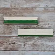 Wicked Edge 1500 Grit Diamond Stones Blank WKE1500GL