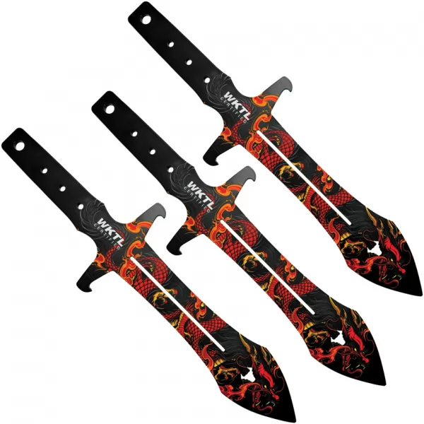 Toro Knives Maximo Throwing Knives Fire WKTL069