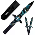 Toro Knives Grito Throwing Knives Water WKTL074