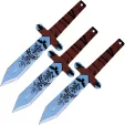 World Knife Throwing League Barbarian Throwing Knife Odin - WKTL140