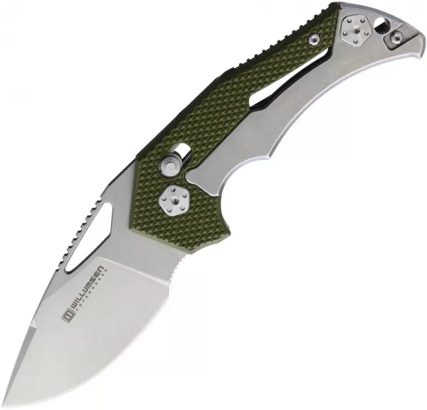 Willumsen Copenhagen Red E Stone Axis Lock OD WLM004SOL
