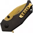 Willumsen Copenhagen Red E Linerlock Gold WLMRE22TGB