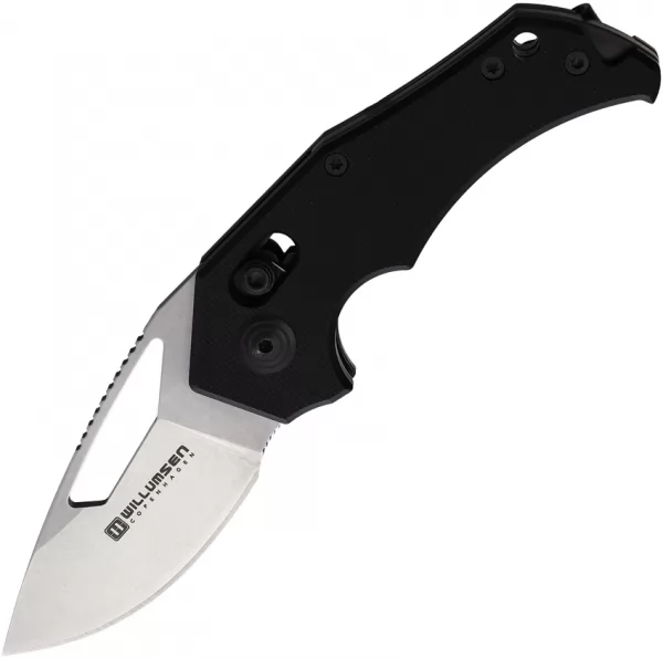 Willumsen Copenhagen Red E Nano Cross Bar Lock Blk WLMRN23SBL