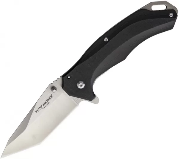 Winchester Framelock Black G10 A-O knives - multitools WN14098
