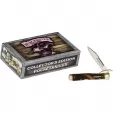 Winchester Swing Guard Brown Checker Bone knives - multitools WN19121C