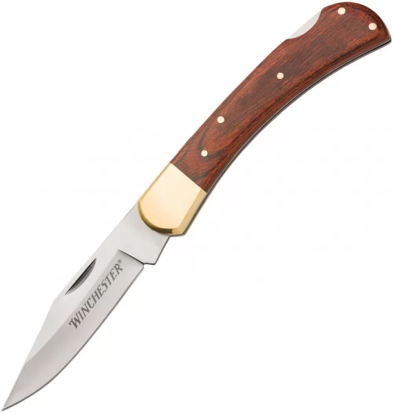 Winchester Large Lockback Wood knives - multitools WN6220020W