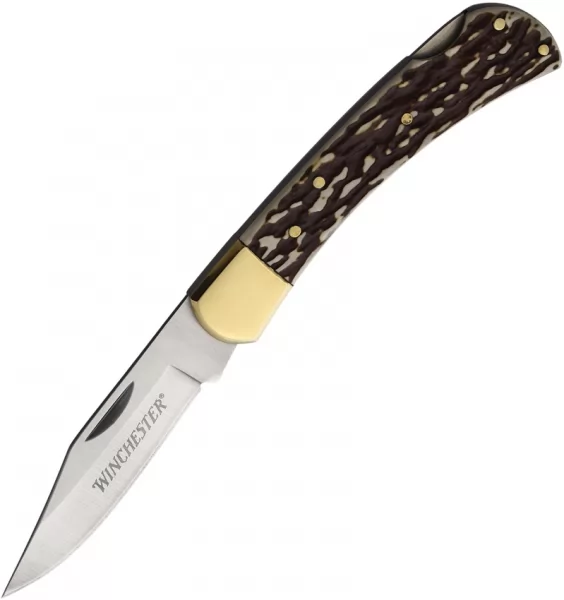 Winchester Medium Stag Lockback knives - multitools WN6220080W