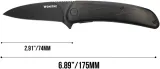 WONITAC Linerlock Ebonywood WNT2512