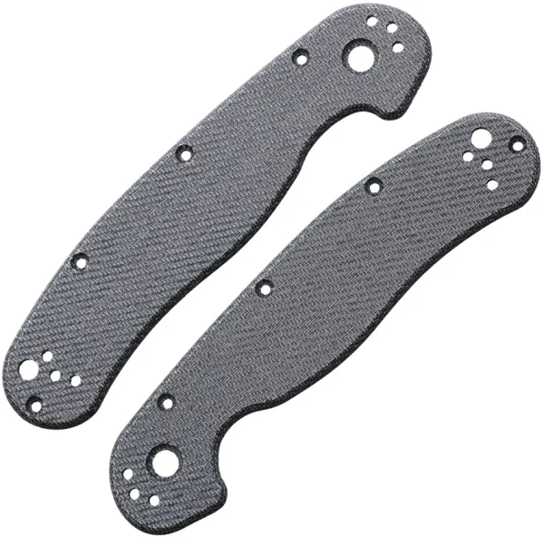 Way of Knife & EDC Gear House RAT 2 Scales Micarta Denim WOKR2DMM