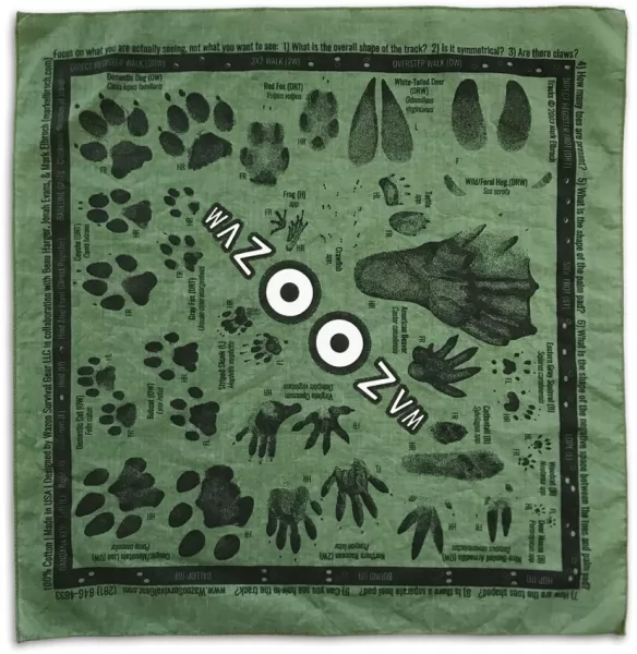 Wazoo Survival Gear Bandana Tracking Field Kit WSG007