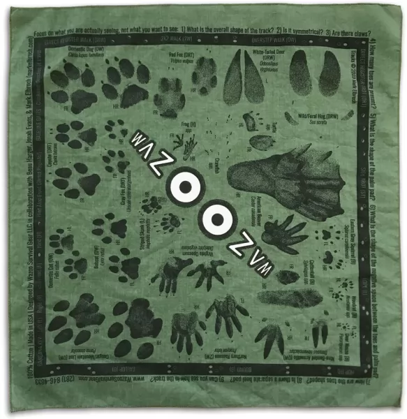 Wazoo Survival Gear Neck Gaiter Tracking Field Kit WSGGTRTKSG