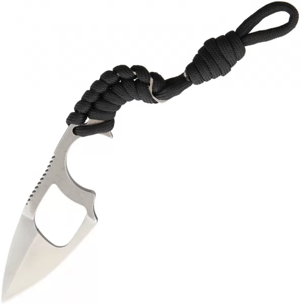 WildSteer KRILL Finger Hole Black knives WSKR001B