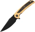 WIXCO Scort Linerlock Gold/CF - WXC14BNV