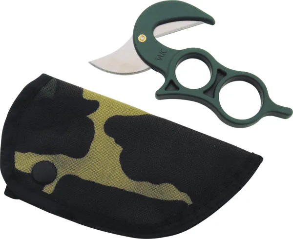 Wyoming WY2 Skinning Knife With Camo Nylon Sheath 