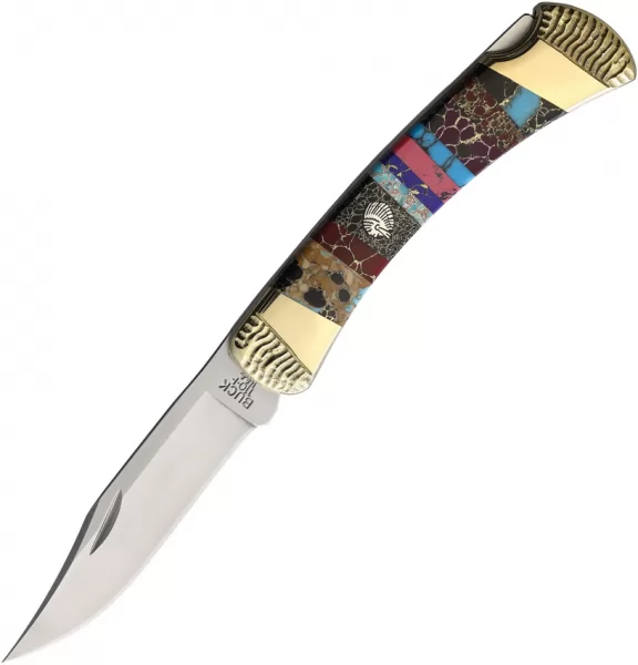 Yellowhorse Custom Buck 110 Lockback Chief YH344