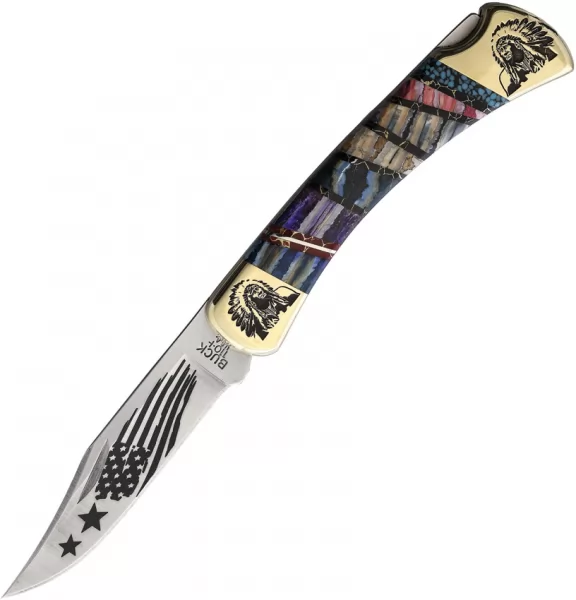 Yellowhorse Custom Buck 110 Lockback YH348