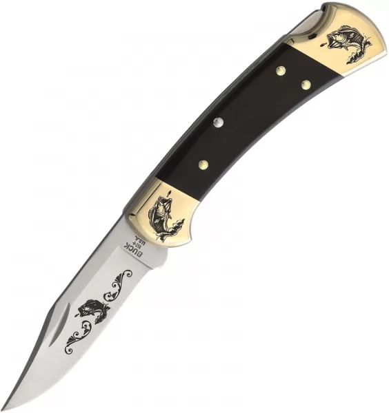 Yellowhorse Custom Buck 112 Lockback Bass YH367
