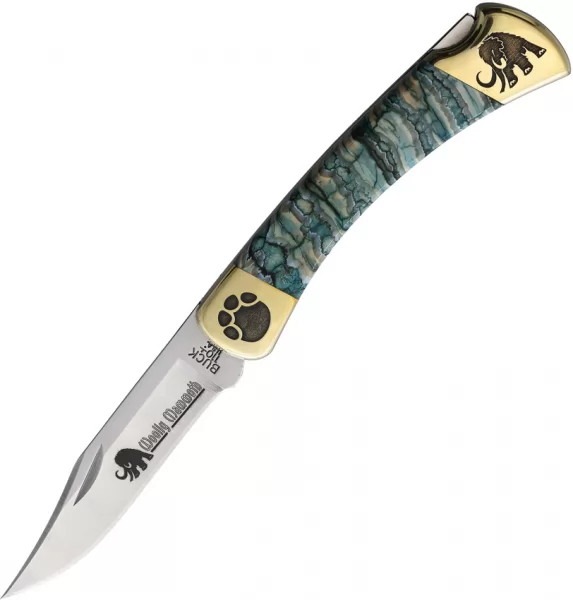 Yellowhorse Custom Buck 110 Lockback Green YH373