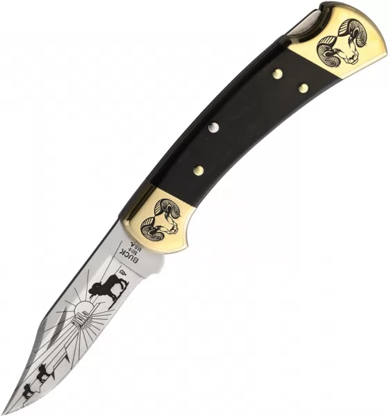 Yellowhorse Custom Buck 112 Lockback Ram YH378