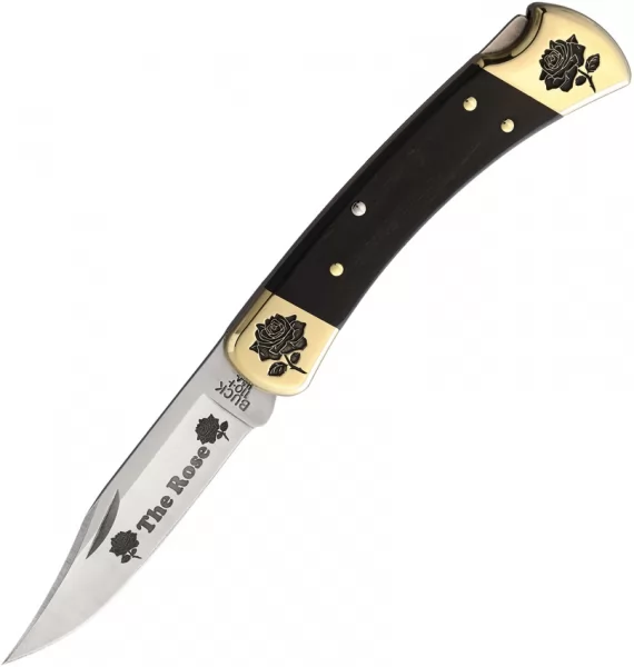 Yellowhorse Custom Buck 110 Lockback Rose YH391
