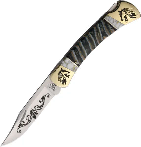 Yellowhorse Custom Buck 110 Lockback YH442