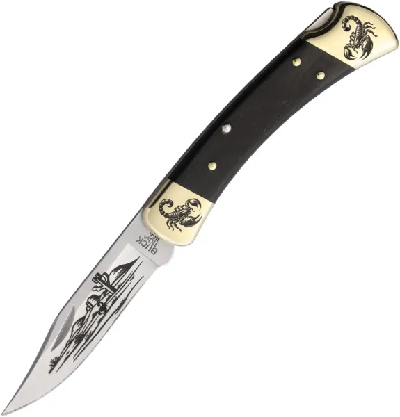 Yellowhorse Custom Buck 110 Lockback Sc YH449